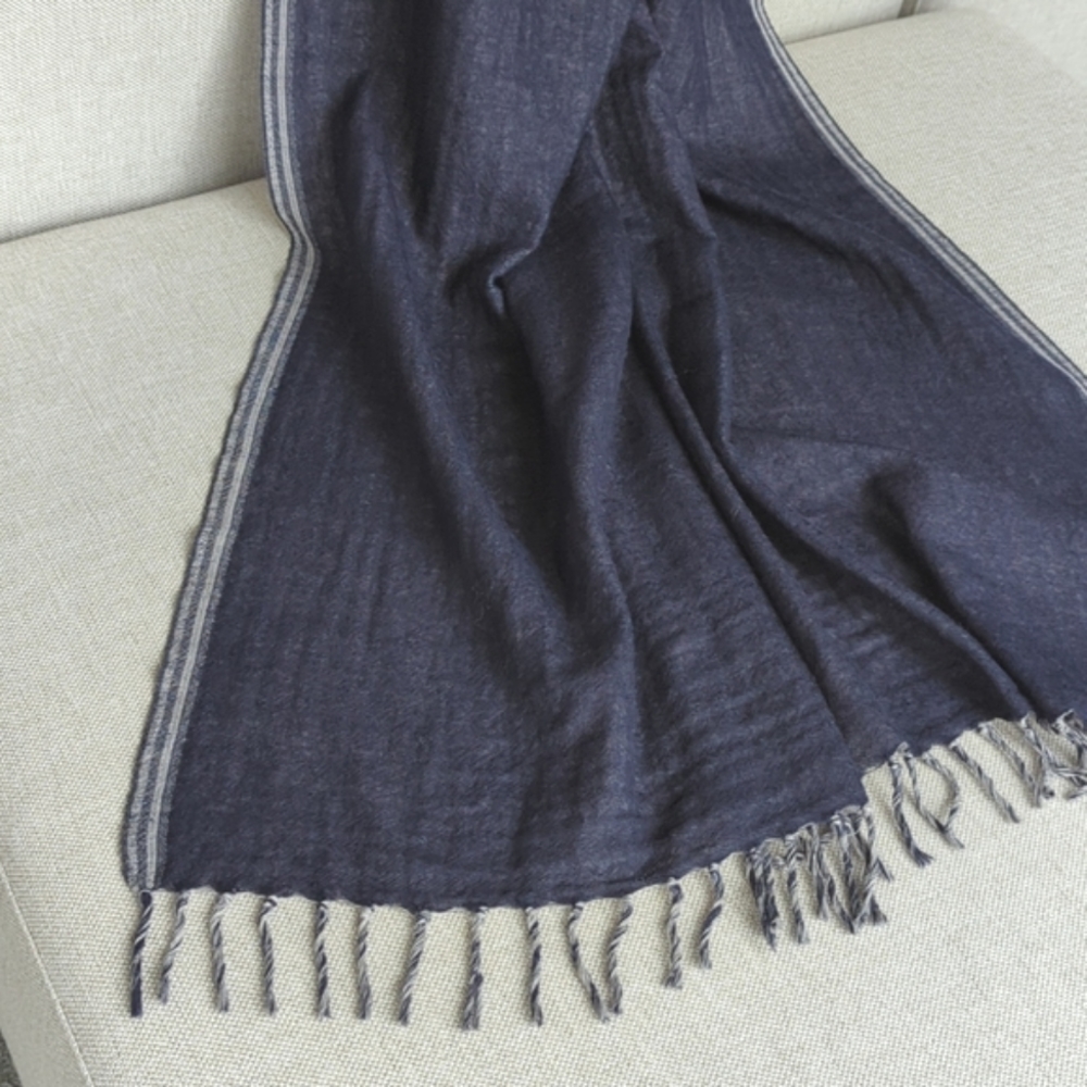 NWOT - All Saints Double Faced Wool Scarf